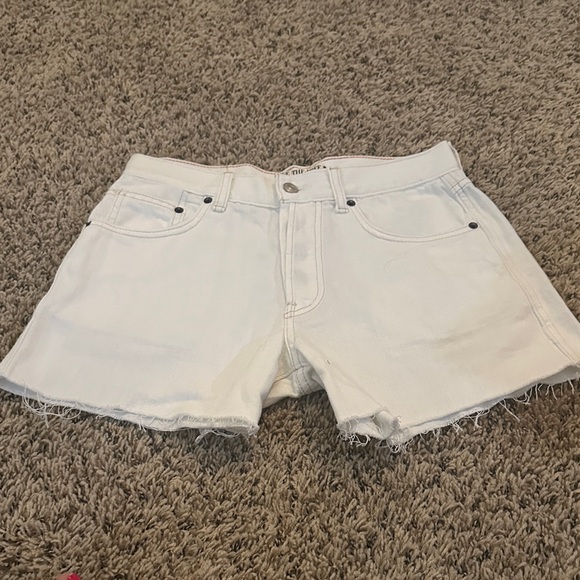 Free People Pants - Free People White Jean Shorts